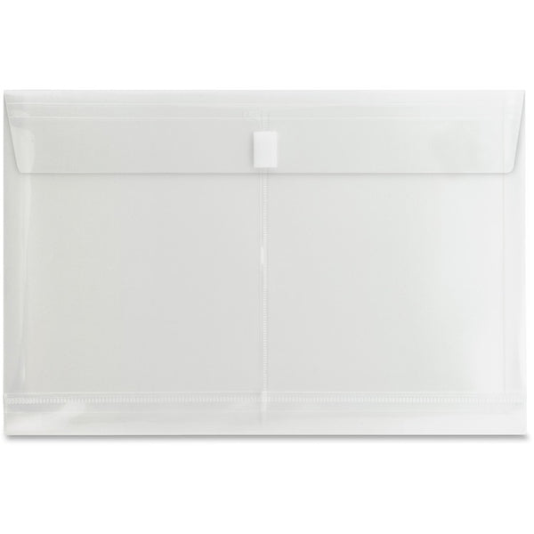 Business Source Poly Envelopes, Side Open, Legal, Clear (BSN02019) Each