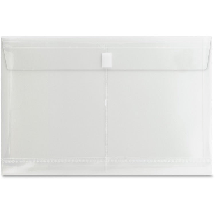 Business Source Poly Envelopes, Side Open, Legal, Clear (BSN02019) Each