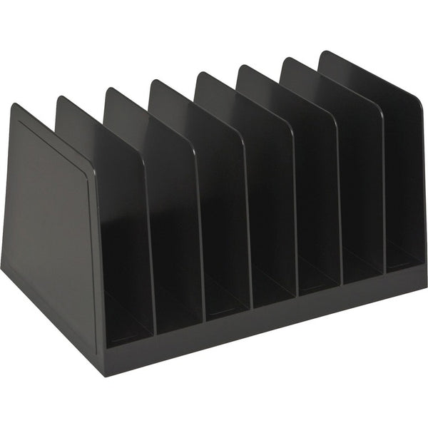 Business Source Desk Sorter,7-Compartment,8-3/4"x5-1/2"x4-3/4",Black (BSN11876) Each
