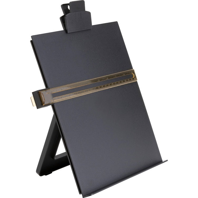 Business Source Document Holder,Easel,Adj Clip,10-7/8"x1-5/8"x13-3/4",Black (BSN38952) Each
