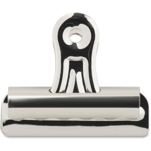 Business Source Bulldog Clips, 11/32" Cap, Size 2, 2-1/4"W, 36/BX, Silver (BSN58501) Box of 36