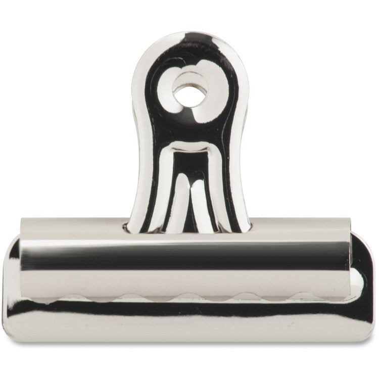 Business Source Bulldog Clips, 11/32" Cap, Size 2, 2-1/4"W, 36/BX, Silver (BSN58501) Box of 36