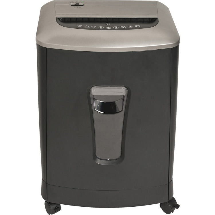 Business Source Cross-Cut Shredder, 12Sht Cap, 13-5/8"x9-1/2"x19", Graphite (BSN70000) Each