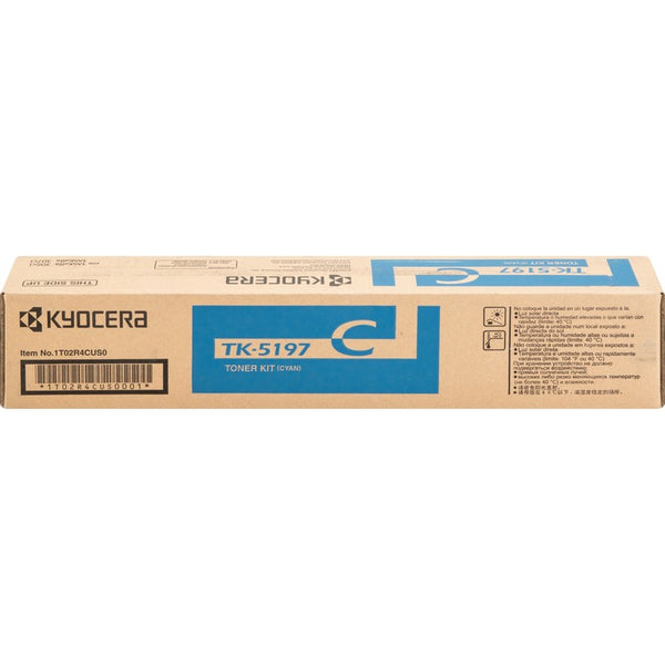 Kyocera Toner Cartridge, f/ 306ci, 7000 Page Yield, Cyan (KYOTK5197C) Each