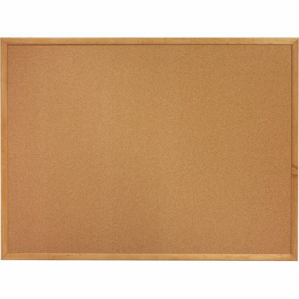 Lorell Cork Board, 6'x4', Oak Frame (LLR19071)