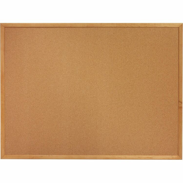 Lorell Cork Board, 6'x4', Oak Frame (LLR19071)