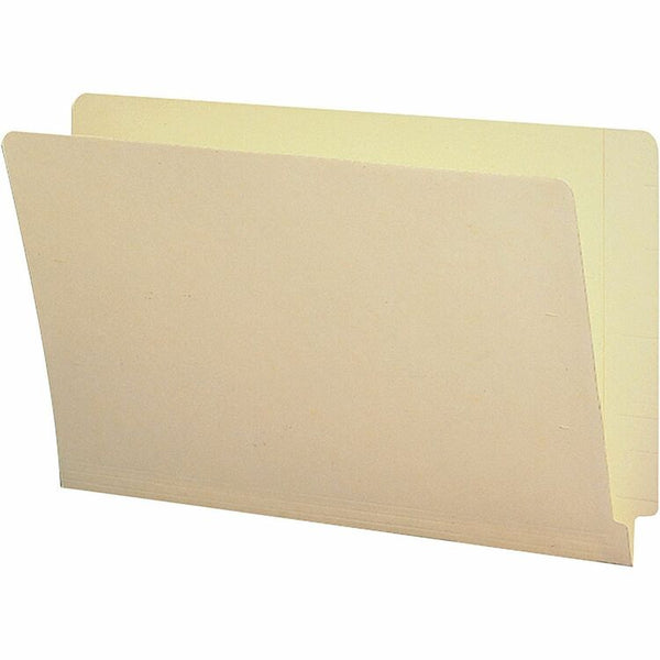 Business Source Folders, 2-Ply Straight End Tab, Lgl, 9-1/2"Front, 100/BX, Manilla (BSN17255) Box of 100
