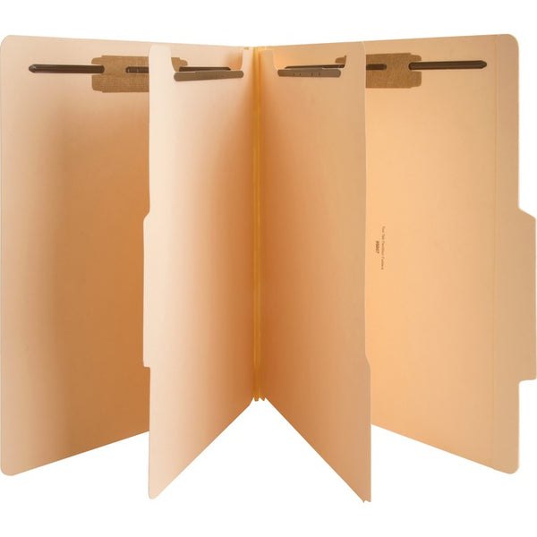 Business Source Classification Folders, 6-part, 2" Exp, 2 Div, Letter, 25/BX, Manilla (BSN95007) Box of 25