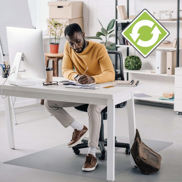 Ecotex Evolutionmat&reg; Chair Mat, for Hard Floor, 30"Wx48"L, Clear (FLRECO123048AEP) Each