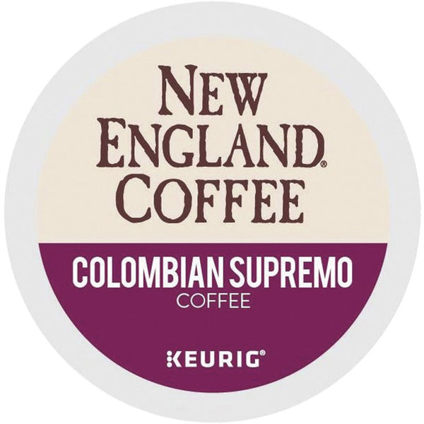New England Coffee&reg; Colombian Supremo K-Cup Pods, 24/Box (GMT0037) Box of 24
