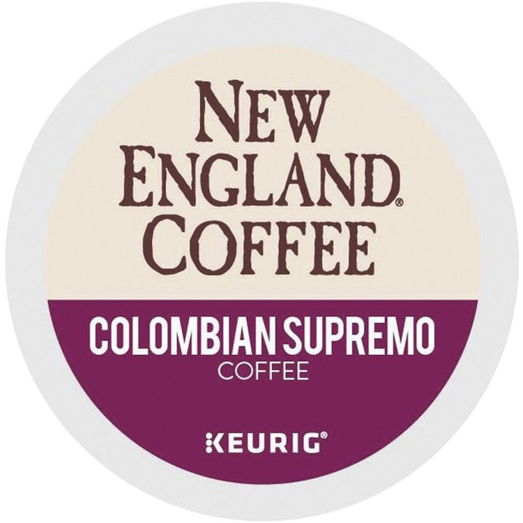 New England Coffee&reg; Colombian Supremo K-Cup Pods, 24/Box (GMT0037) Box of 24