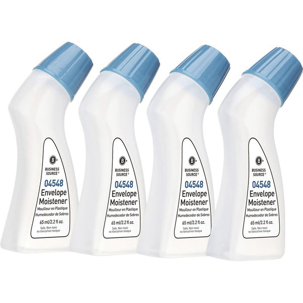 Business Source Envelope Moistener, Water-Based, 2.2 oz., 4/PK, Clear (BSN04548) Pack of 4