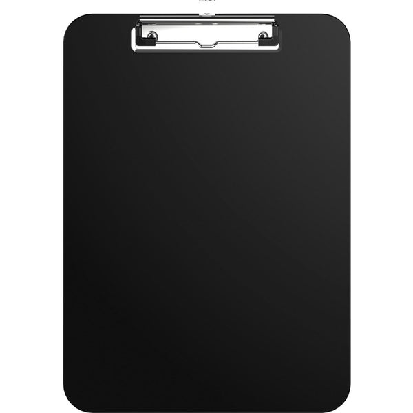 Business Source Clipboard, Shatterproof, Plastic, 9"x12-1/2"x4/5", Black (BSN49269) Each