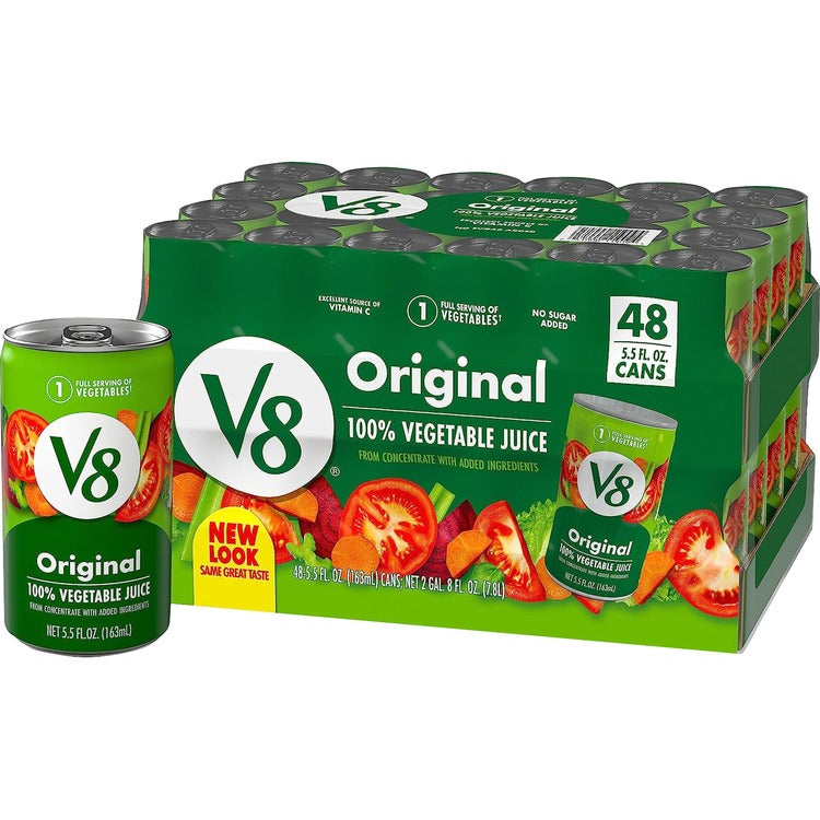 V8 V8 Vegetable Juice, 5.5 oz., 48/CT (CAM0882) Case of 48