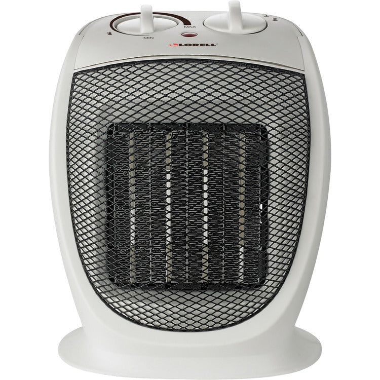 Lorell Heater, 2 Heat Settings, 5-9/10"Wx8-1/2"Lx7"H, White (LLR33979)