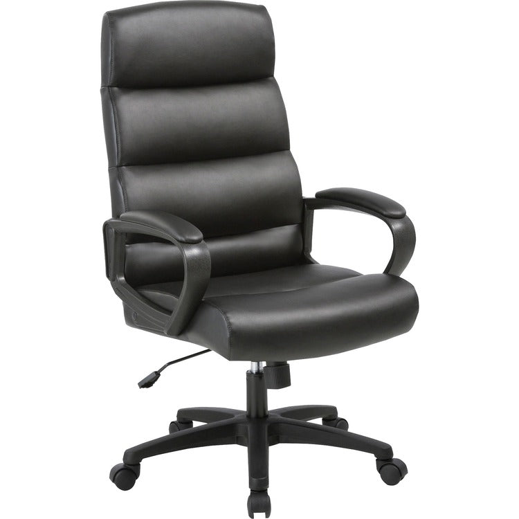 SOHO Executive Chair, High-Back, 25"Wx26-1/2"Lx46-1/2"H, Black (LLR41843) Each