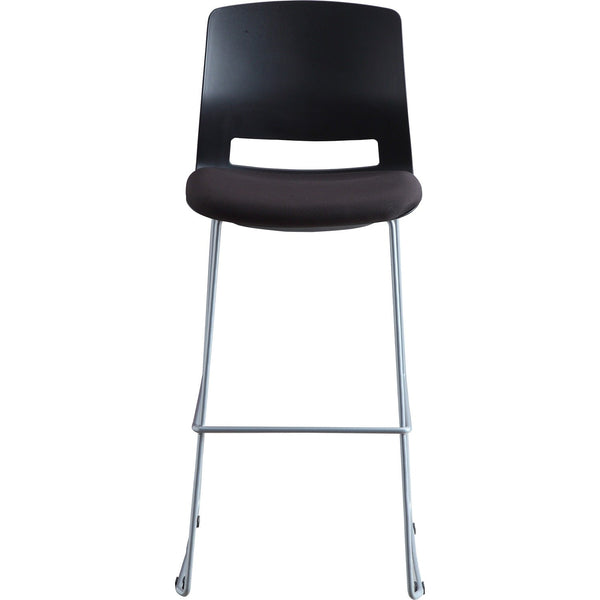 Lorell Stool, Stackable, 20"x21"x45", 2/CT, Black (LLR42951)