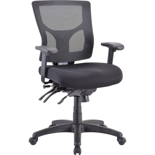 Lorell Executive Chair, Mid-Back, 26-3/4"x26"x39-3/8", Black (LLR62001)