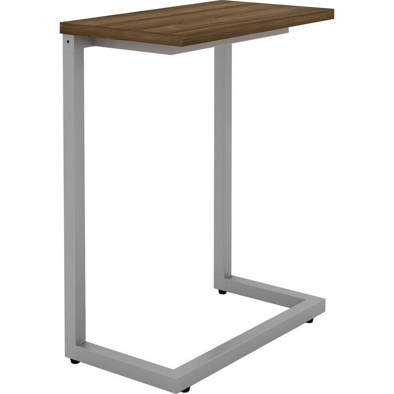Lorell Table, Cantilever, 17-2/5"Wx9-9/10"Lx26-1/2"H, Walnut (LLR86928) Each