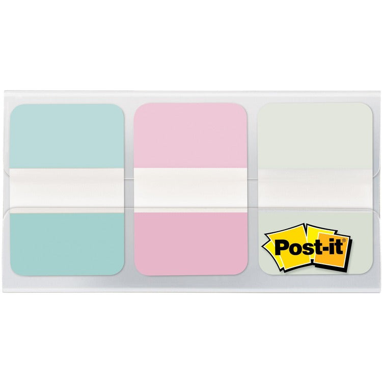 Post-it&reg; Post-it Tabs, 1", 12 Tabs/Pad, 36 Tabs/PK, Assorted Pastels (MMM686GRDNT) Pack of 36