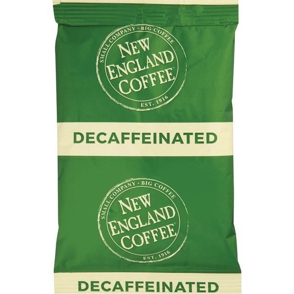 New England Coffee&reg; Coffee Portion Packs, Breakfast Blend Decaf, 2.5 oz Pack, 24/Box (NCF026160) Box of 24