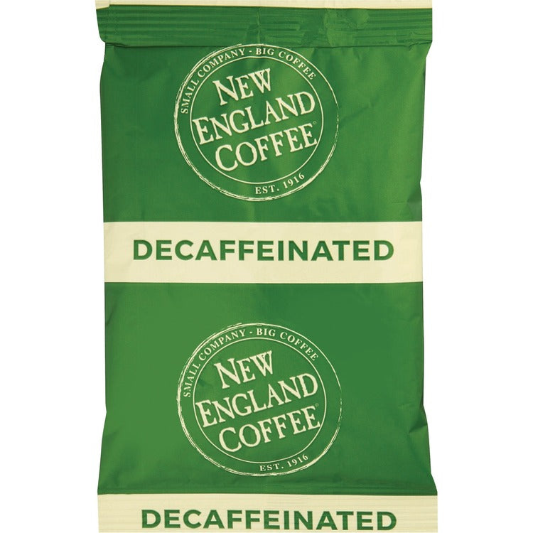 New England Coffee&reg; Coffee Portion Packs, Breakfast Blend Decaf, 2.5 oz Pack, 24/Box (NCF026160) Box of 24
