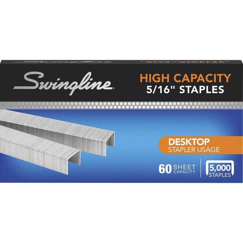 Swingline Staples, Full-Strip, Chiseled Tip, 5/16" Leg Length (SWI81032) Pack of 5000