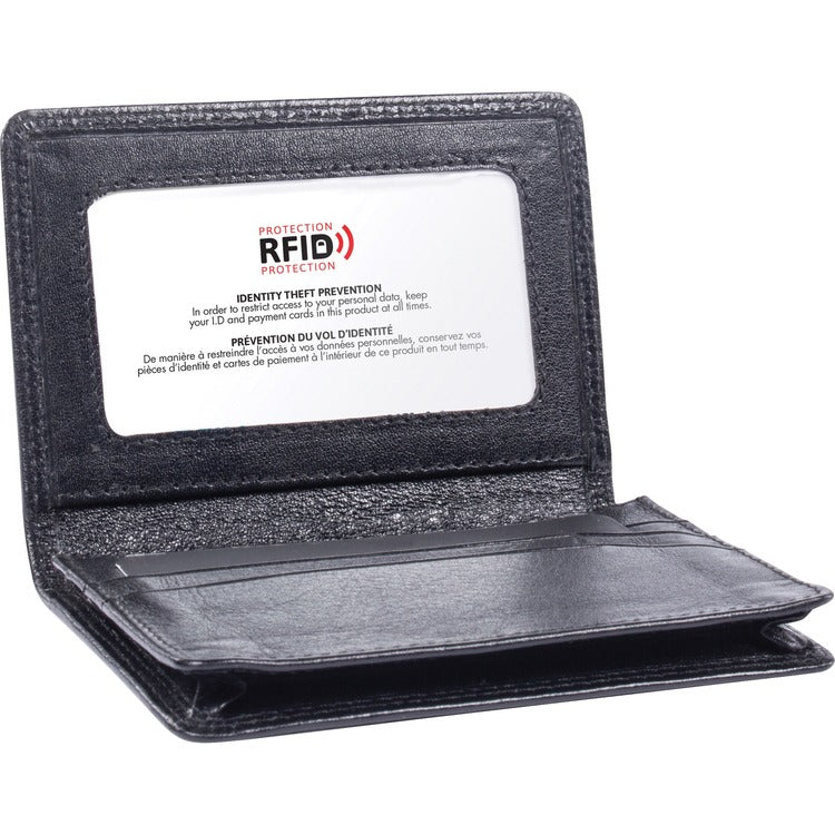 Swiss Mobility Business Card Case, RFID Protection, 3"Wx4"Lx3/4"H, Black (SWZBCC97349SMBK) Each