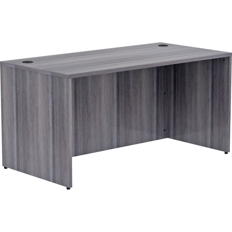 Lorell Desk Shell, Rectangular, 60"x30"x29-1/2", Weathered Charcoal (LLR69547)