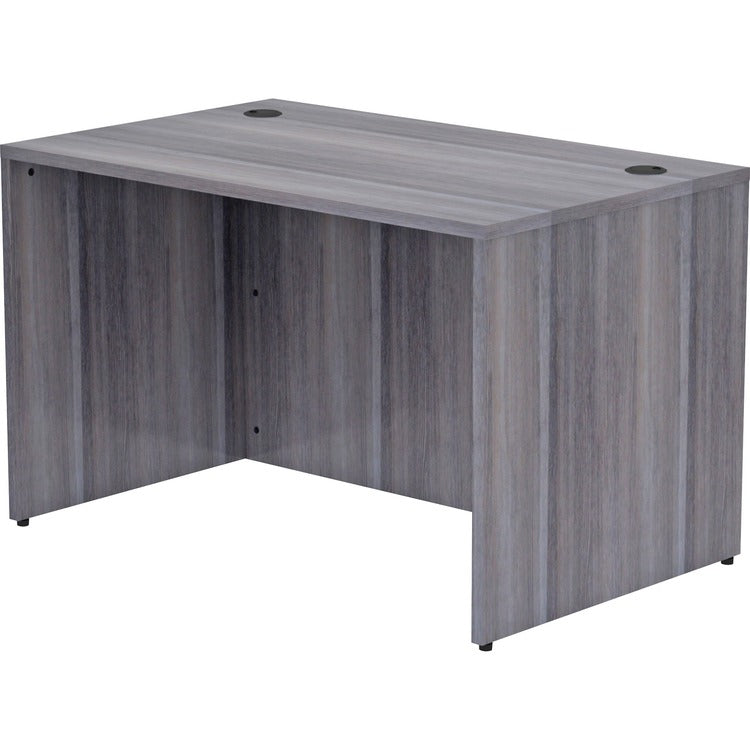 Lorell Desk Shell, Rectangular, 48"x30"x29-1/2", Weathered Charcoal (LLR69548)