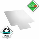 Floortex Polycarbonate Lipped Chair Mat for Carpets up to 1/2", 35" x 47" (FLRFC118923LR) Each