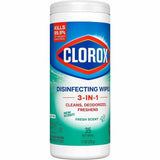 Clorox Disinfecting Cleaning Wipes, Fresh Scent, 35/Tub, 12 Tubs/Carton, 35 Cartons/Bundle (CLO01593BD) 420 Tubs