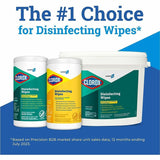 CloroxPro™ Disinfecting Wipes, Fresh Scent, 75/Tub, 6/Carton, 80 Carton/Pallet (CLO15949PL) 1 Pallet