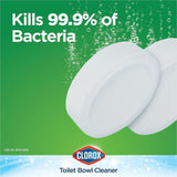 Clorox Ultra Clean Toilet Bleach Tablet, 3.50 oz, 2/Pack, 6 Packs/Carton, 70 Cartons/Bundle  (CLO30024BD) 420 Packs