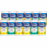 Clorox Disinfecting Bleach Free Cleaning Wipes Value Pack, 75/Tub, 4 Packs/Carton, 20 Carton/Bundle (CLO30208BD) 80 Packs