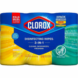 Clorox Disinfecting Bleach Free Cleaning Wipes Value Pack, 75/Tub, 4 Packs/Carton, 40 Carton/Pallet (CLO30208PL) 160 Packs
