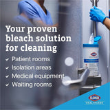 Clorox Healthcare Bleach Germicidal Wipes Bucket, 110/Tub, 2/Carton, 50 Cartons/Pallet (CLO30358PL) 100 Buckets
