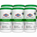 Clorox Healthcare Hydrogen Peroxide Cleaner Disinfectant Wipes, 155/Tub, 6/Carton, 75/Pallet (CLO30825PL) 1 Pallet