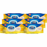 Clorox Disinfecting Cleaning Wipes Flex Pack, Crisp Lemon Scent, 75/Pack, 6 Pack/Carton, 100 Carton/Pallet (CLO31404PL) 1 Pallet