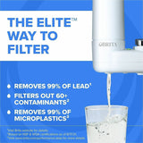 Brita Faucet Mount System with Elite Advanced Replacement Filter, 54/Bundle, 2/Pallet (CLO42201PL) 1 Pallet