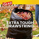 Glad Strong Large 30 Gallon Drawstring Trash Bags, 90/Box, 34/Bundle (CLO78952BD) 34 Cartons