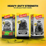 Glad Strong Large Drawstring Trash Bags, 30 gal, 32.99" x 30" x 1.05 mil, 90/Box, 78/Pallet (CLO78952PL) 1 Pallet