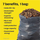 Glad ForceFlex Heavy-Duty 30 Gallon Large Drawstring Trash Bags, 50/Box, 3 Box/Carton, 52 Carton/Pallet (CLO78997PL) 156 Boxes