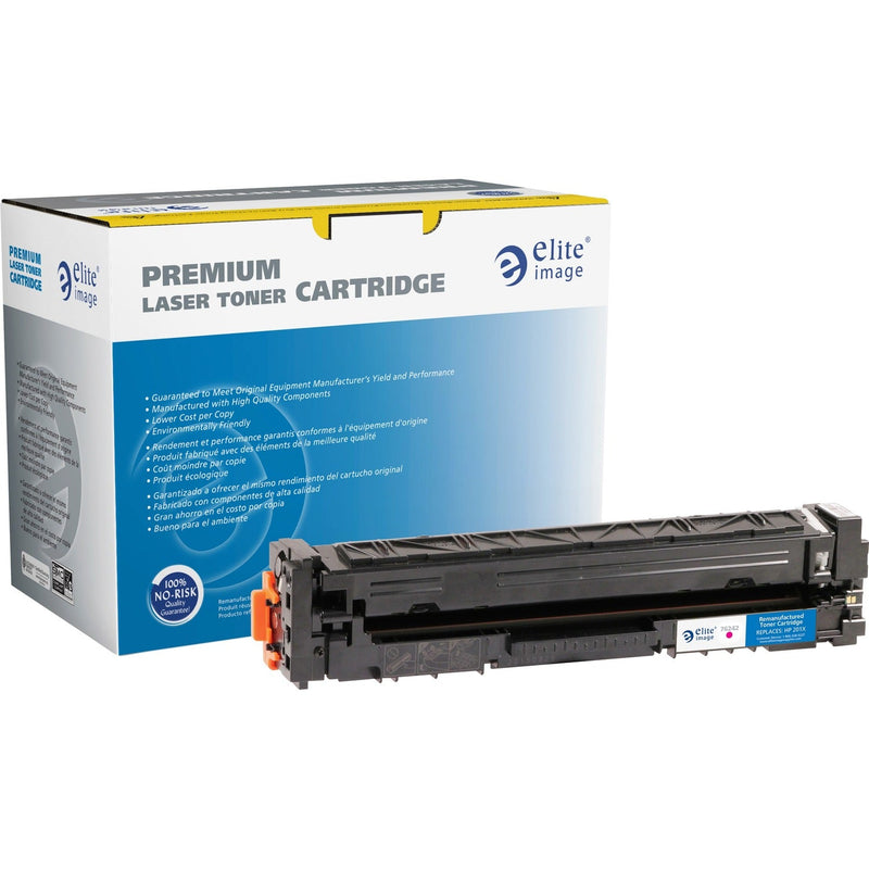 Elite Image Remanufactured Toner Cartridge, Alternative for HP 201X, Magenta, Laser, High Yield, 2300 Pages, 1 Each (ELI76242) Each