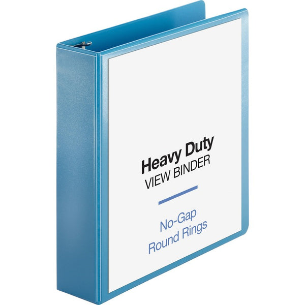 Business Source View Binder, Round Ring, 2" Cap, Letter-size, Light Blue (BSN01642) Each