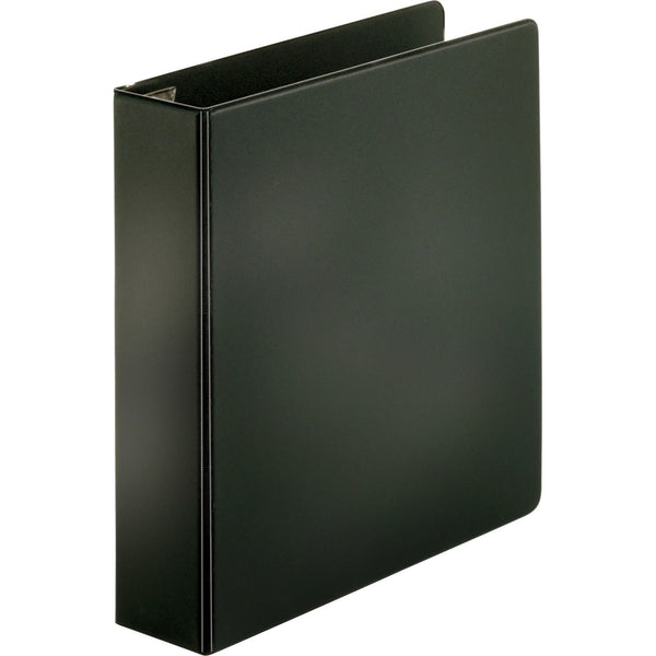 Business Source Slant-D Ring Binder, Poly, 2" Cap, 11"x8-1/2", Black (BSN26969) Each