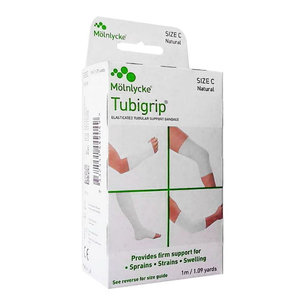 Tubigrip® Elastic Tubular Support Bandage 2-3/4 Inch X 1 Yard Medium Arm / Small Ankle Pull On Natural NonSterile Size C Standard Compression (731266_EA) 1/EA