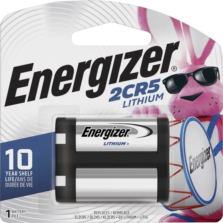 Energizer 2CR5 Lithium Photo Battery, 6V (EVEEL2CR5BP) Each