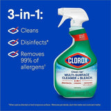 Clorox Clean-Up Multi-Surface Cleaner with Bleach, Spray, 32 fl oz, Original Scent (CLO31221) Each