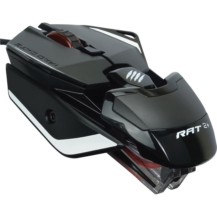 Mad Catz The Authentic R.A.T. 2+ Optical Gaming Mouse (MDCMR02MCAMBL00) Each